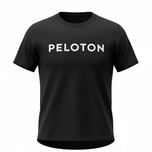 Peloton Century 100 Club T-Shirt Womens XS Black Short Sleeve Logo Tee